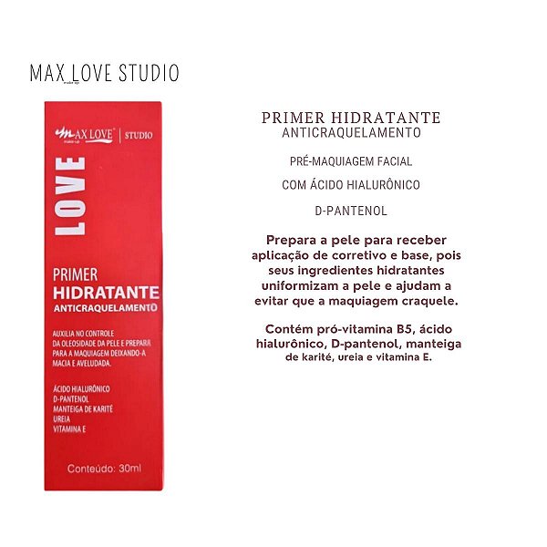 Primer Facial Max Love Anticraquelamento