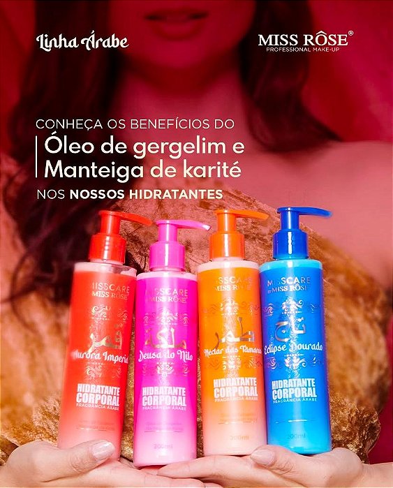 Creme Hidratante Corporal Miss Rosê