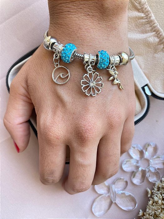 Pulseiras com Berloques Azul