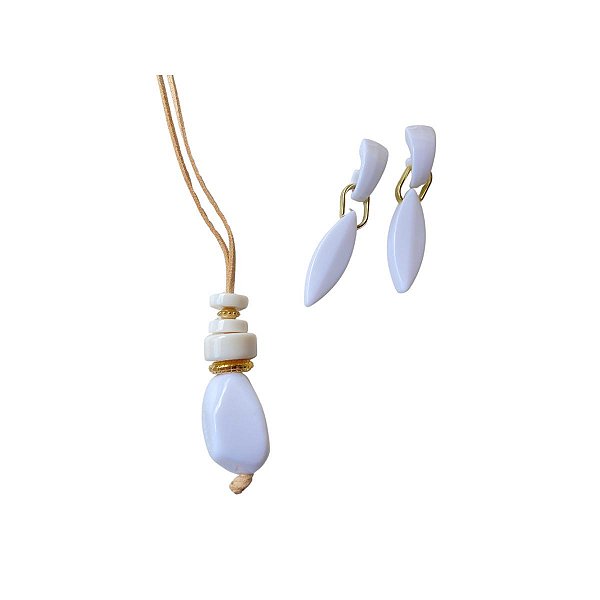 Conjunto Colar e Brincos Laruma