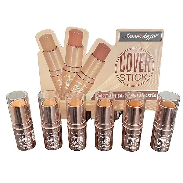 Corretivo e Contorno Facial em bastão Amor e Anjo