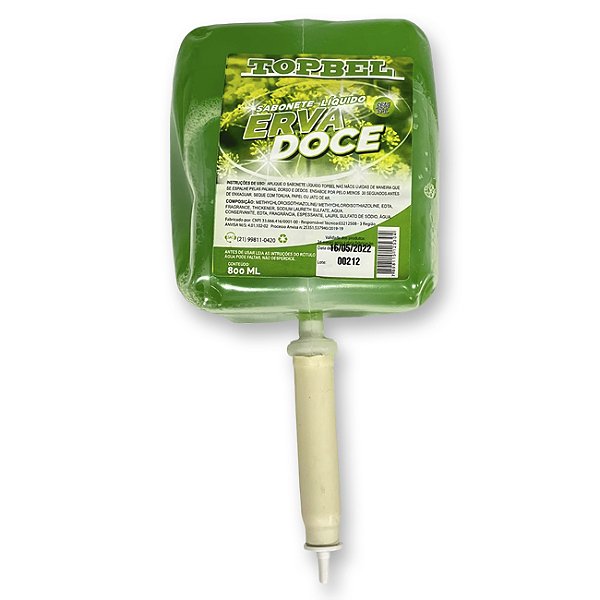 Sabonete líquido erva doce refil 800ml