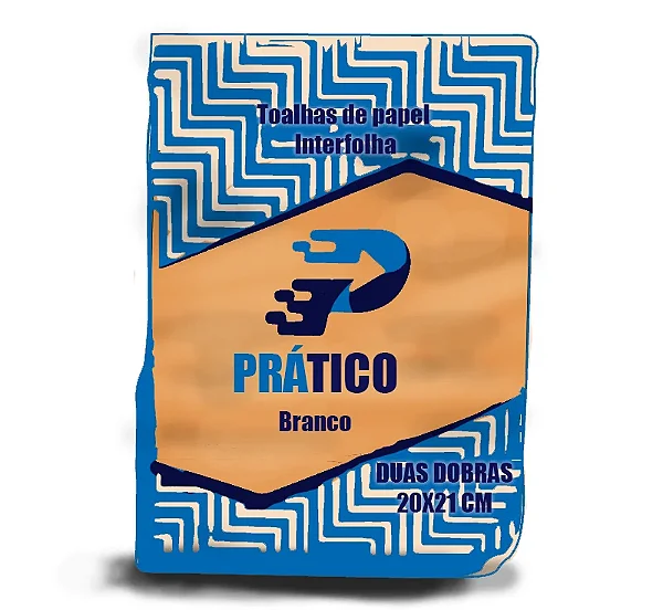 Papel interfolha prático branco 20x21