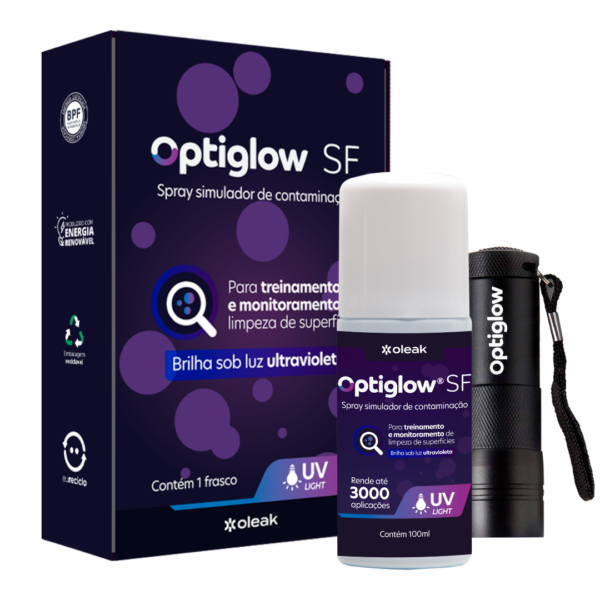 Optiglow sf - simulador de contaminação