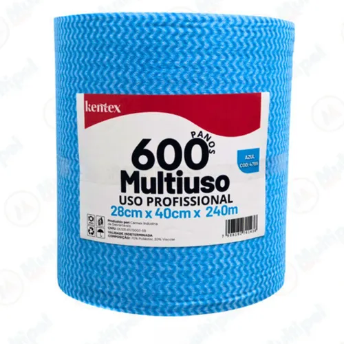 Rolo de Pano Multiuso Perfex - 600 Und - Kentex