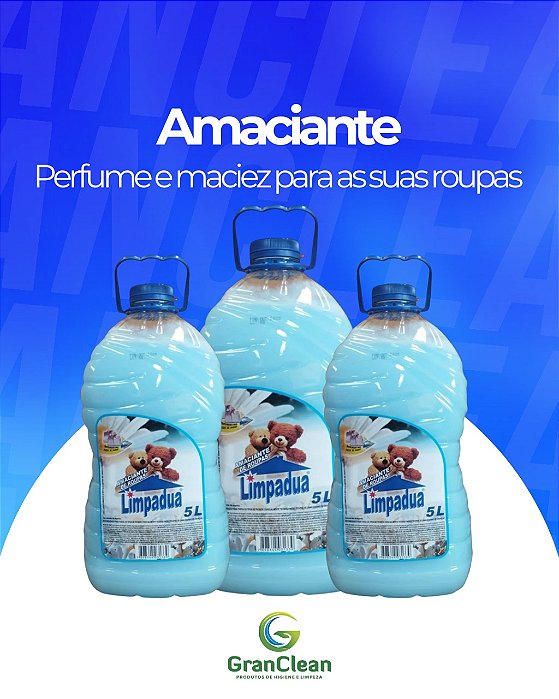 Amaciante de Roupas Limpadua 5LTs