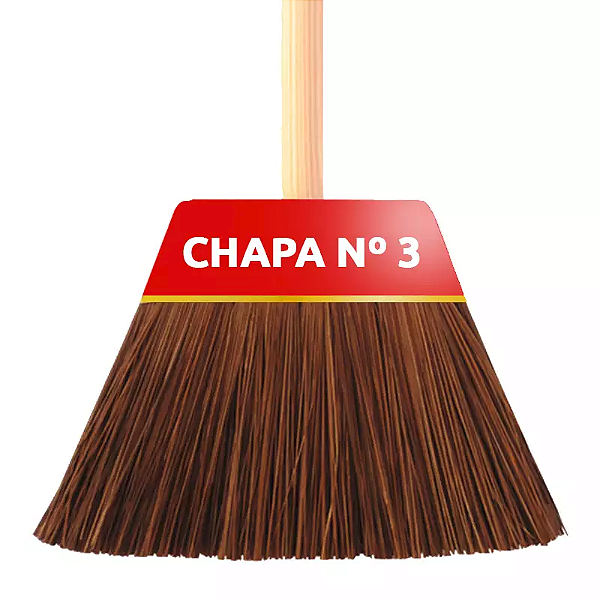 VASSOURA PIAÇAVA CHAPA 3