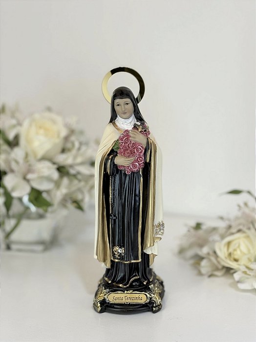Santa Teresinha com auréola (20cm)