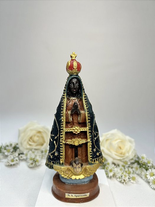 Nossa Senhora Aparecida - Resina Nacional (15cm)