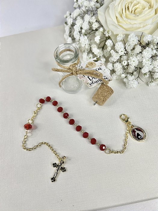 Pulseira Cristal Santa Teresinha
