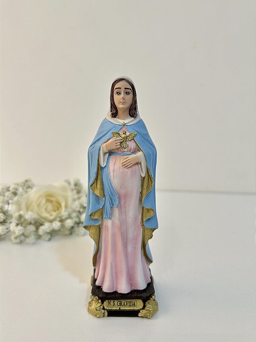 Nossa Senhora Grávida - Resina Nacional