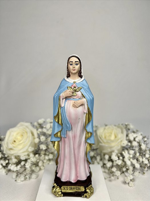 Nossa Senhora Grávida - Resina Nacional