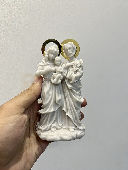 Sagrada Família 15 cm - resina branca
