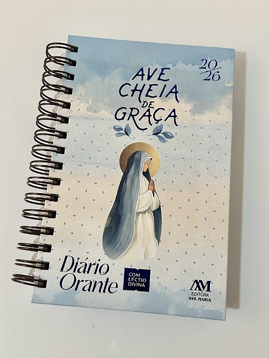 Diário Orante com Lectio Divina 2026 - Maria, Ave Cheia de Graça