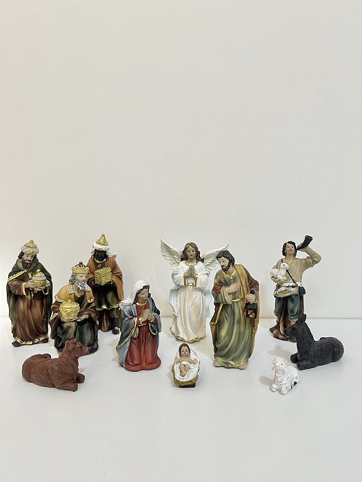 Presépio Sagrada Família 11 peças – 12,5 cm