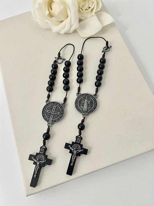 Dezena São Bento madeira preta