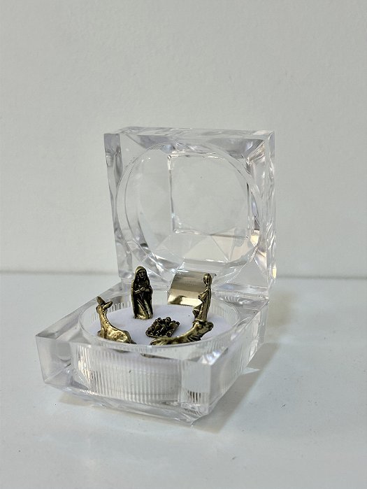 Mini Presépio de Natal em Acrílico