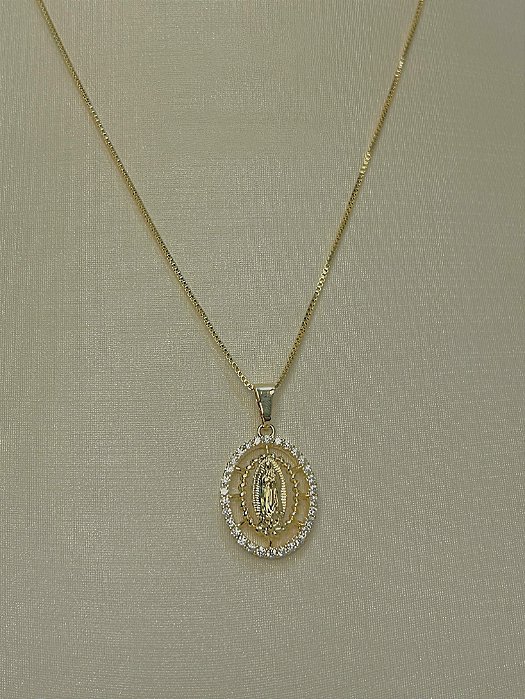Colar Semijoia de Nossa Senhora de Guadalupe