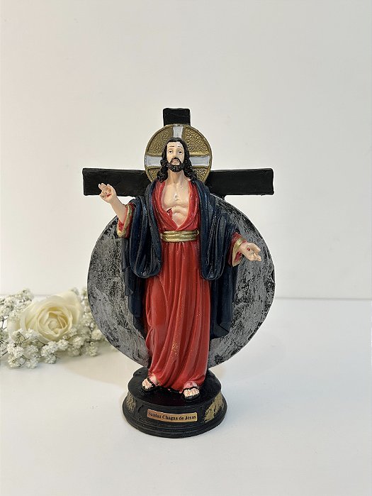 Imagem de Jesus das Santas Chagas 20cm