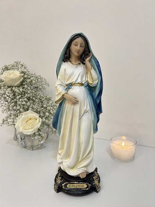 Nossa Senhora Grávida 30 cm