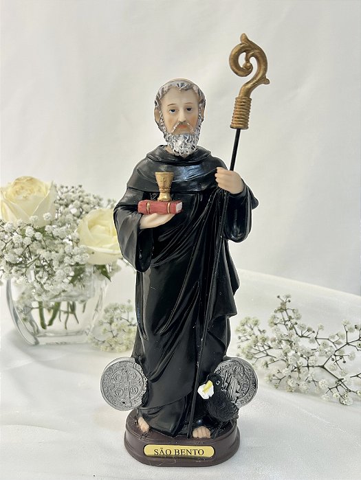 São Bento Resina importada - 20 cm