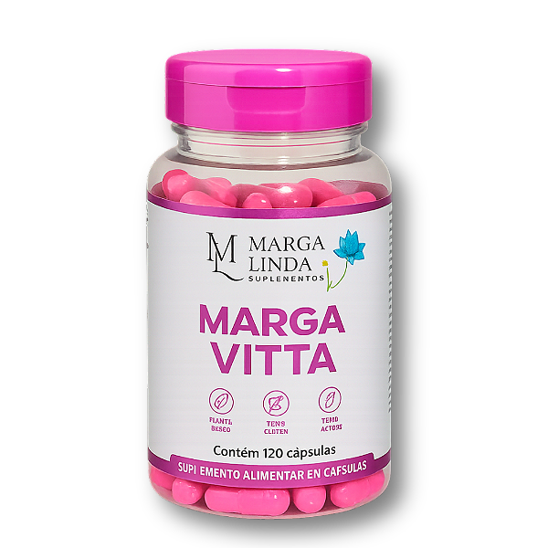 Marga Vitta – Multivitamínico Reforçado com Alta Concentração de Nutrientes (120 cápsulas)