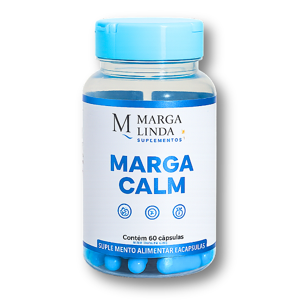 Marga Calm – Suplemento para Concentração, Memória e Equilíbrio (60 cápsulas)