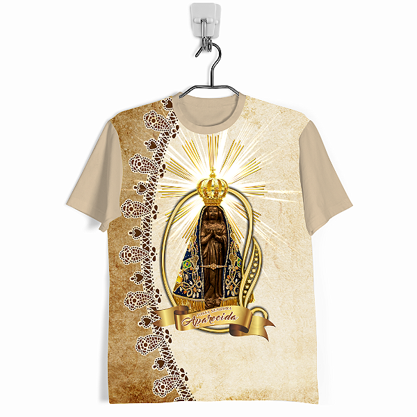 Camiseta Nossa Senhora Aparecida – Fé e Devoção que Abraçam