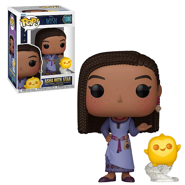 Funko Pop Asha with Star 1390 Wish Disney