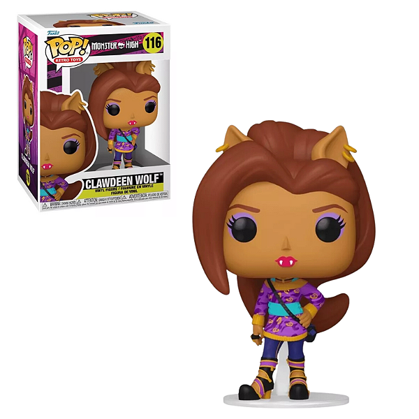 Funko Pop Clawdeen Wolf 116 Retro Toys Monster High