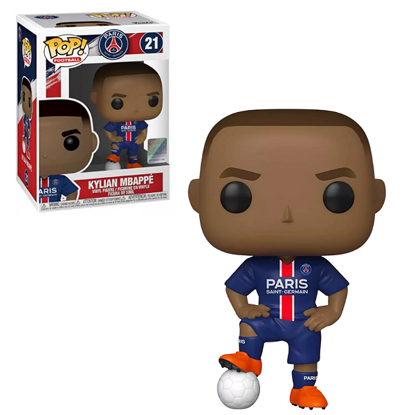 Funko Pop Kylian Mbappé 21 Paris Saint Germain Futebol PSG
