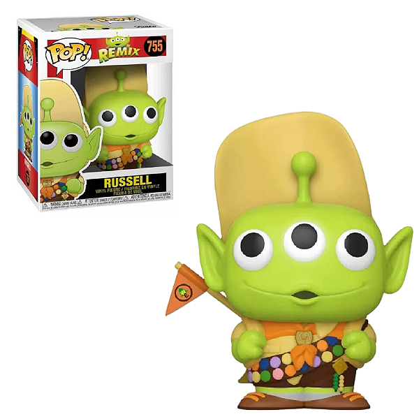 Funko Pop Russel 755 Alien Remix Pixar Disney