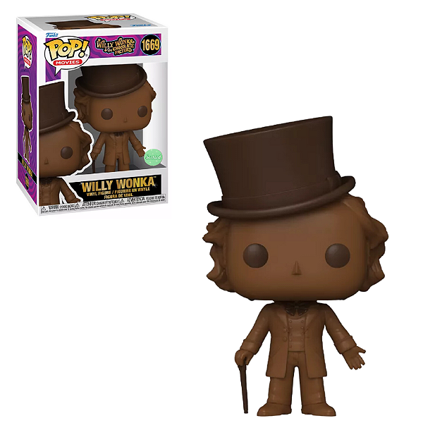 Funko Pop Willy Wonka 1669 com Cheiro de Chocolate 'Scented'