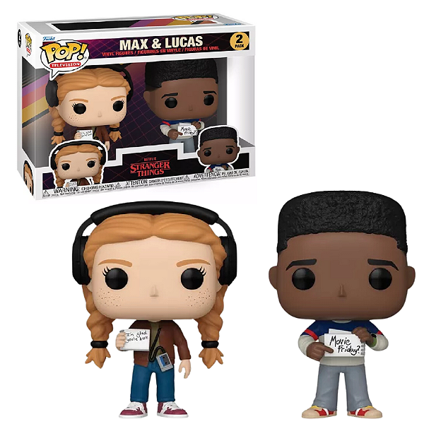 Funko Pop Max e Lucas 2Pack Stranger Things