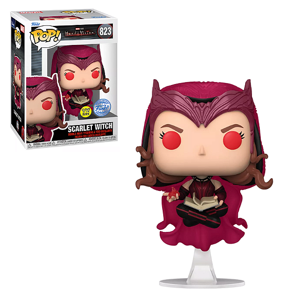 Funko Pop Scarlet Witch 823 Glows Wandavision Marvel