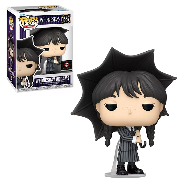 Funko Pop Wednesday Addams 1552 com Guarda Chuva Wandinha