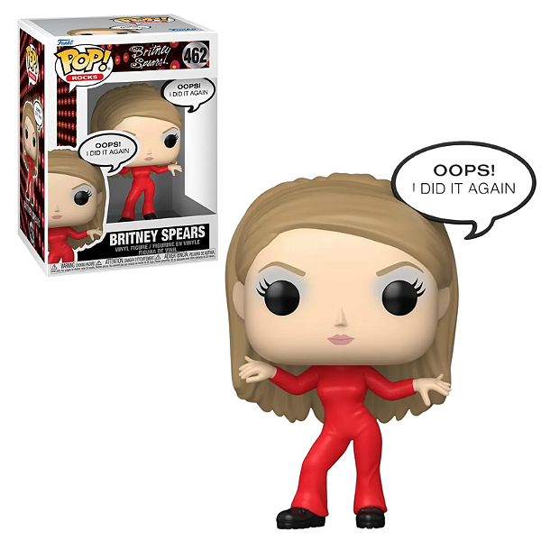 Funko Pop Britney Spears 462 Oops I Did It Again