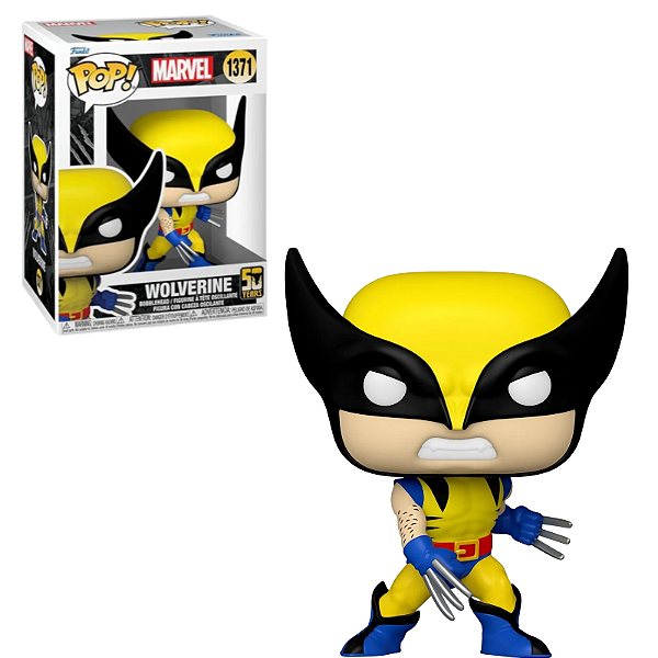 Funko Pop Wolverine 1371 Ed. 50 Anos X-Men Marvel