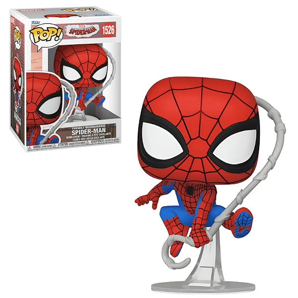 Funko Pop Spider-man 1526 Amigo da Vizinhança Aranha Marvel