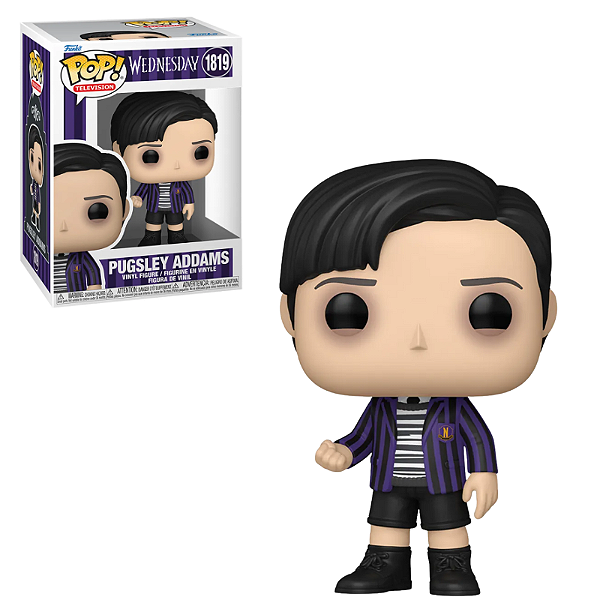 Funko Pop Pugsley Addams 1819 Feioso Wandinha Wednesday
