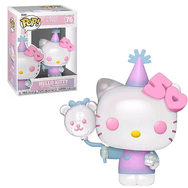 Funko Pop Hello Kitty 76 Sanrio Balão Ed. 50 anos