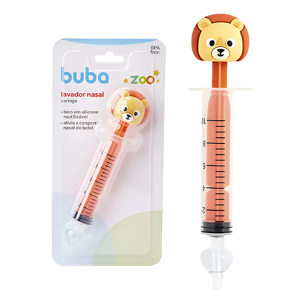 Buba Lavador Nasal Seringa Buba Zoo Leão