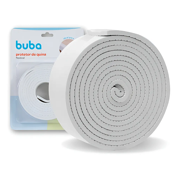 Buba Protetor de Quina Flexível 2m Branco