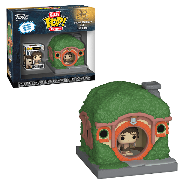 Funko Bitty Pop Frodo and The Shire Condado Senhor dos Aneis