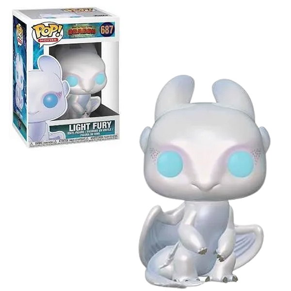 Funko Pop Light Fury 687 Como Treinar Seu Dragão Dreamworks