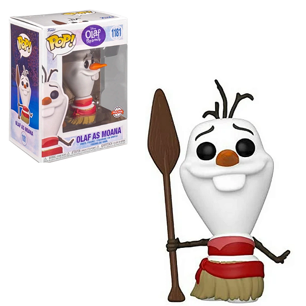 Funko Pop Olaf as Moana 1181 Frozen Olaf Apresenta Disney