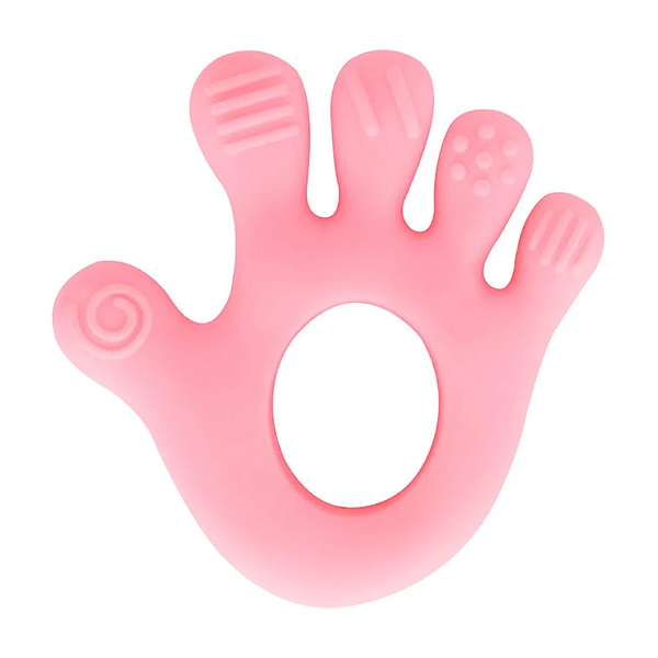 Buba Mordedor Mãozinha em Silicone Rosa