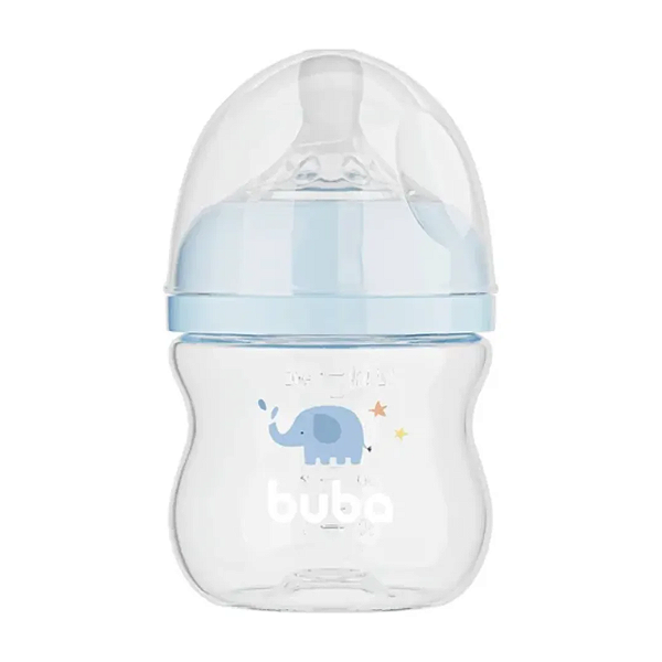 Buba Mamadeira Easy Flow Anticólica Elefante Azul 120ml