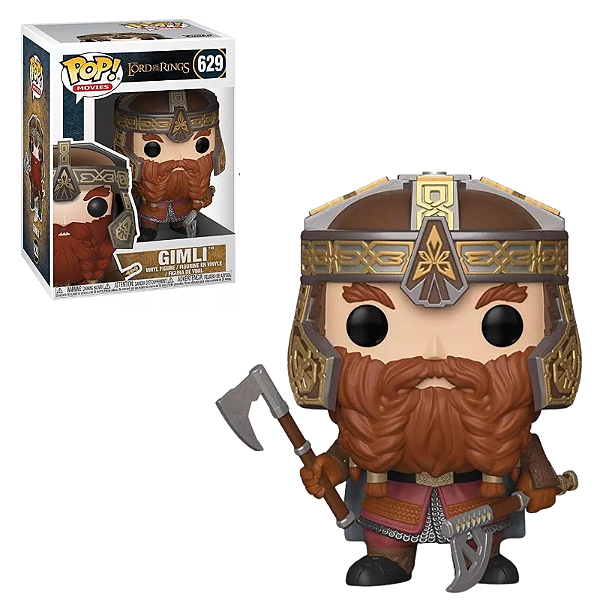 Funko Pop Gimli 629 O Senhor dos Aneis