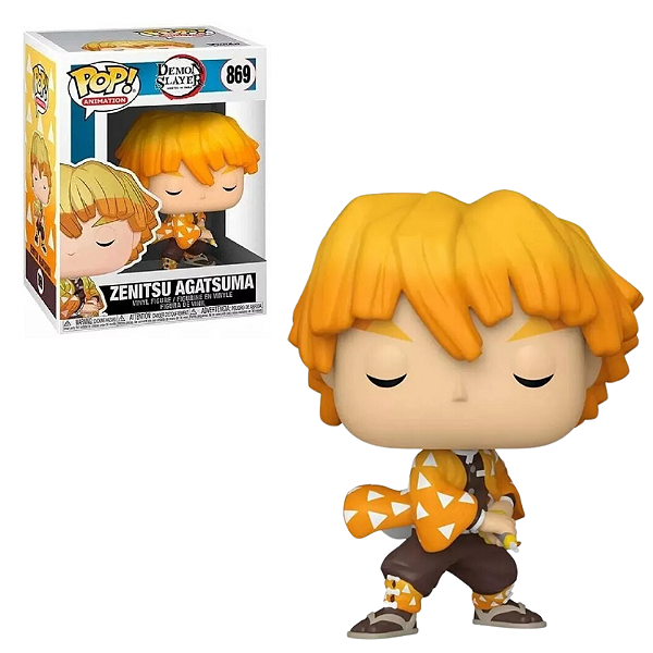 Funko Pop Zenitsu Agatsuma 869 Demon Slayer